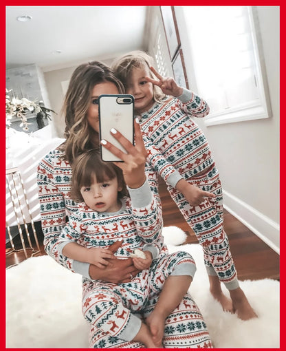 Cozy Pattern Matching Christmas Pajamas