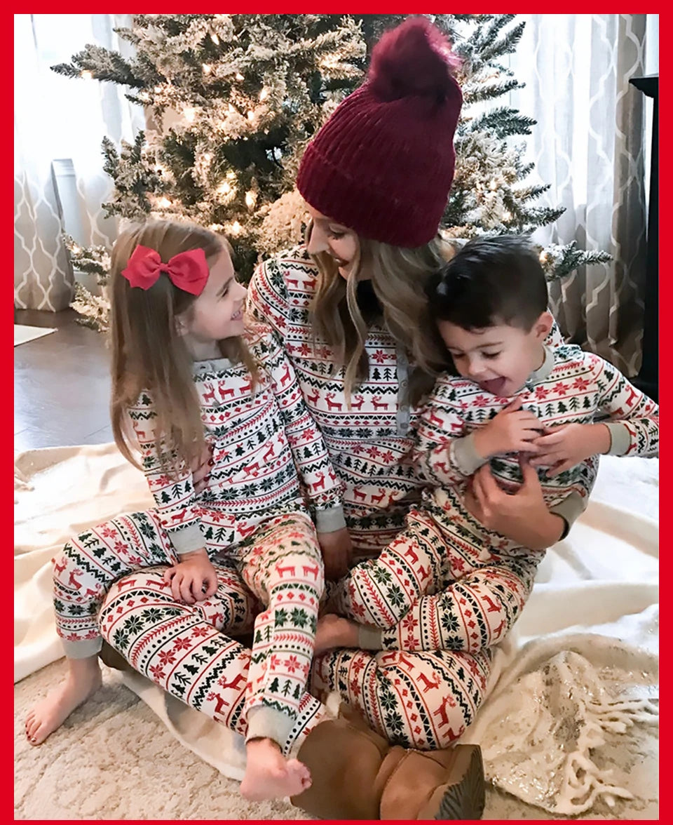 Cozy Pattern Matching Christmas Pajamas