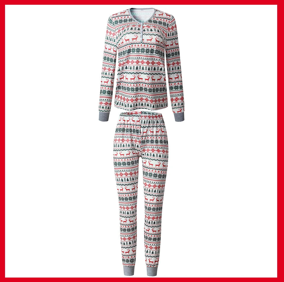 Cozy Pattern Matching Christmas Pajamas