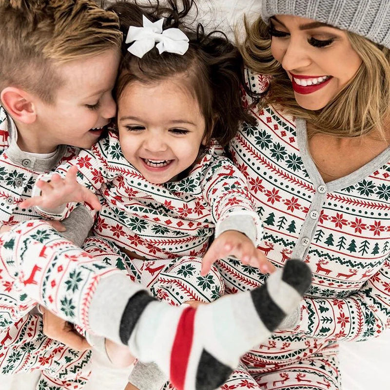 Cozy Pattern Matching Christmas Pajamas