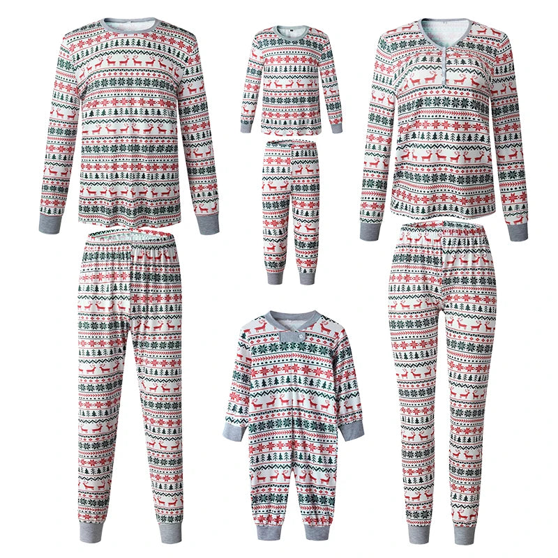 Cozy Pattern Matching Christmas Pajamas