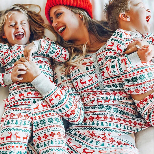 Cozy Pattern Matching Christmas Pajamas